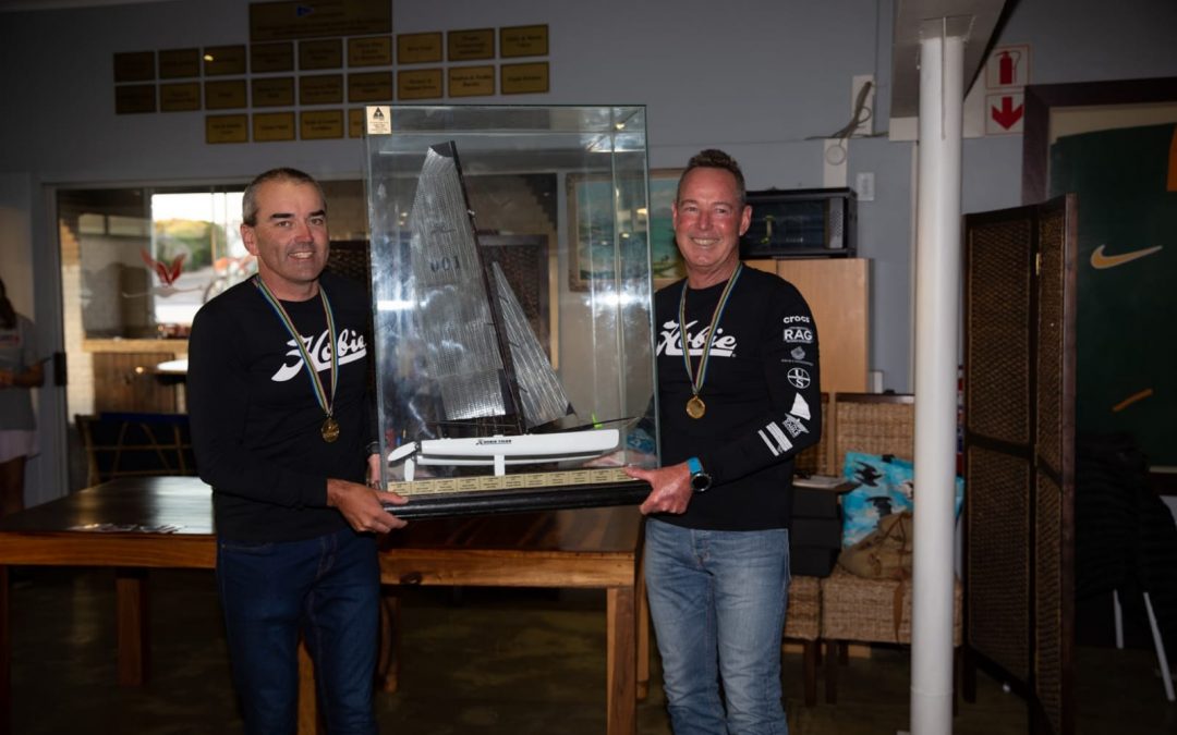 Robberg’s Blaine Dodds brings home the Hobie Tiger Nationals trophy