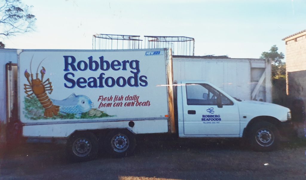 One of the Robberg Seafoods Delivery Vehicles from the 90s