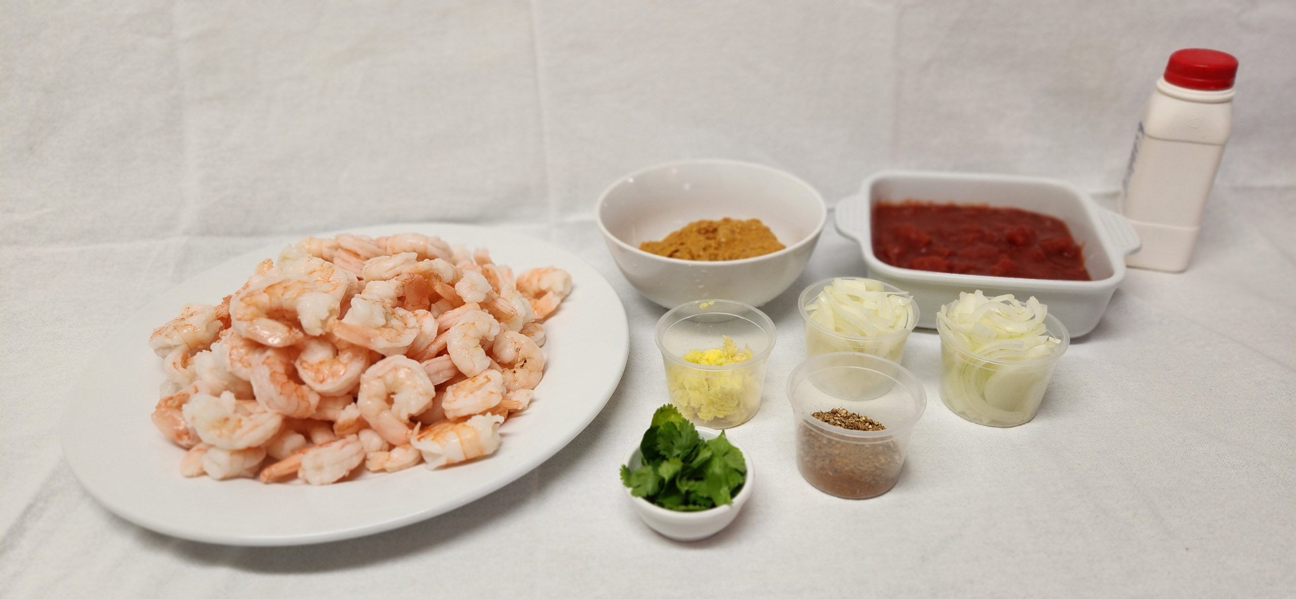 Prawn Curry ingredients